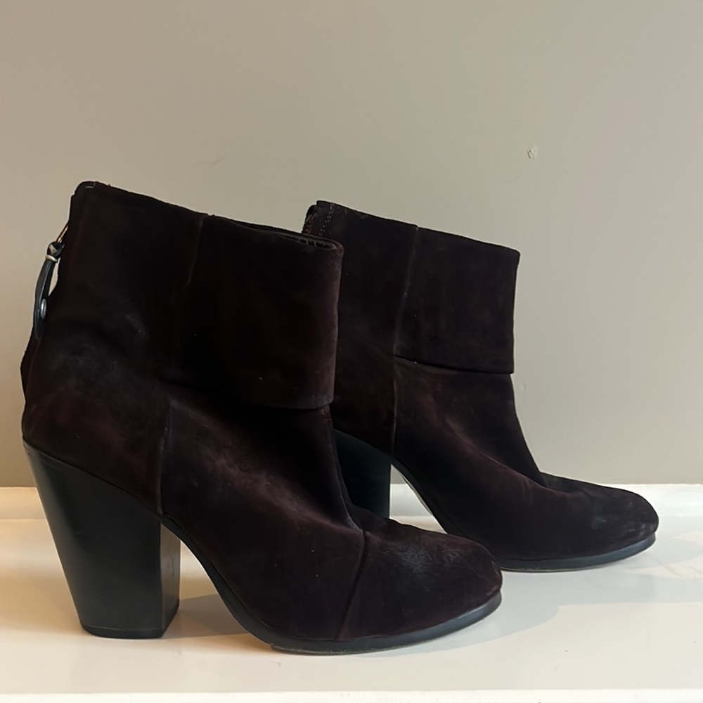 rag & bone suede Newbury booties